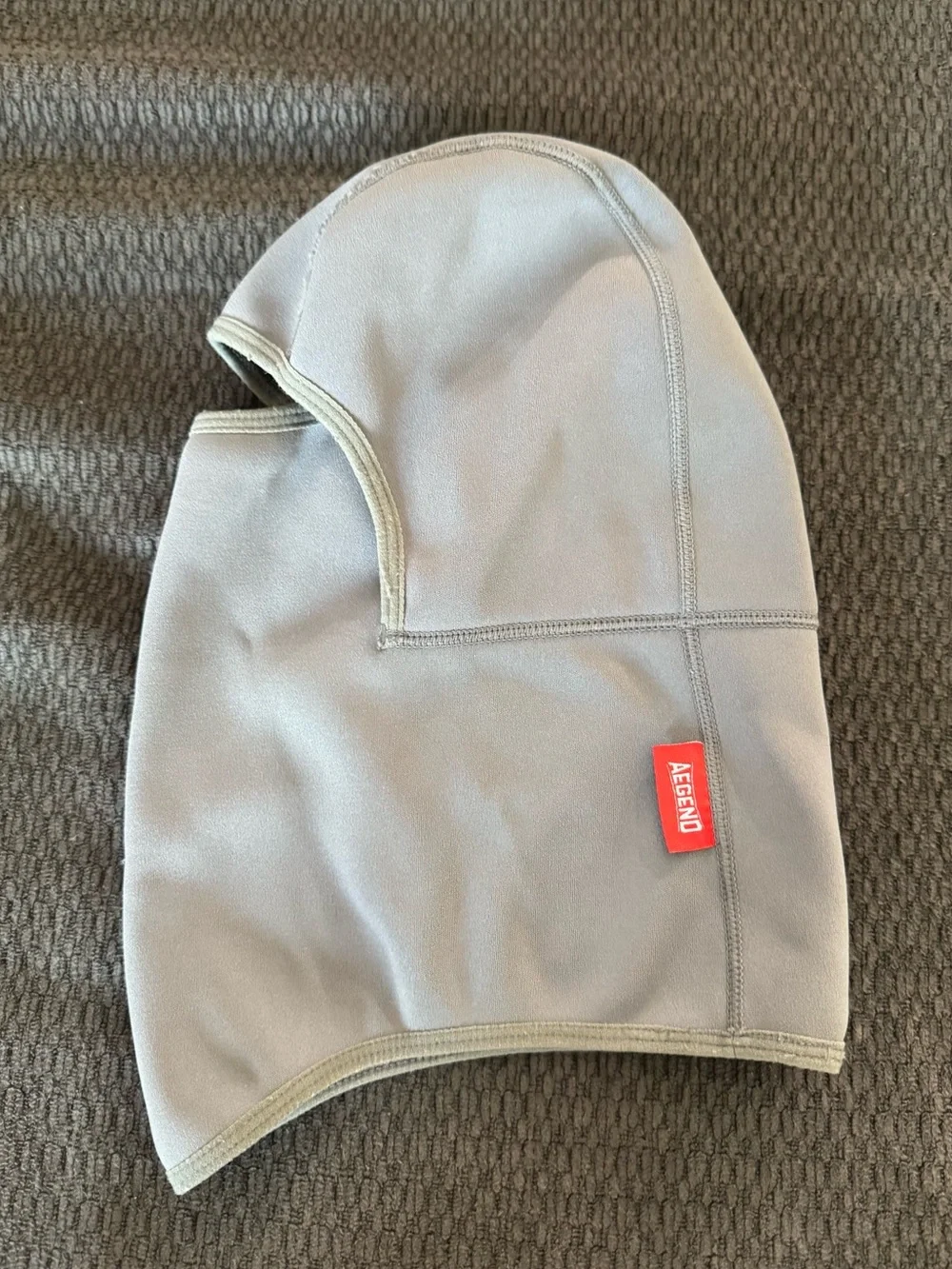 Kids Light Gray Balaclava Hood